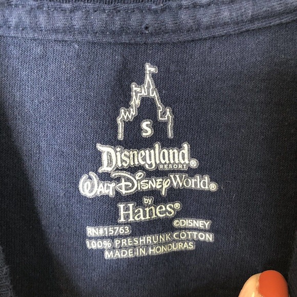 Walt Disney World by Hanes Navy Kids' Double Sided Character T-Shirt Size Small - Picture 4 of 5